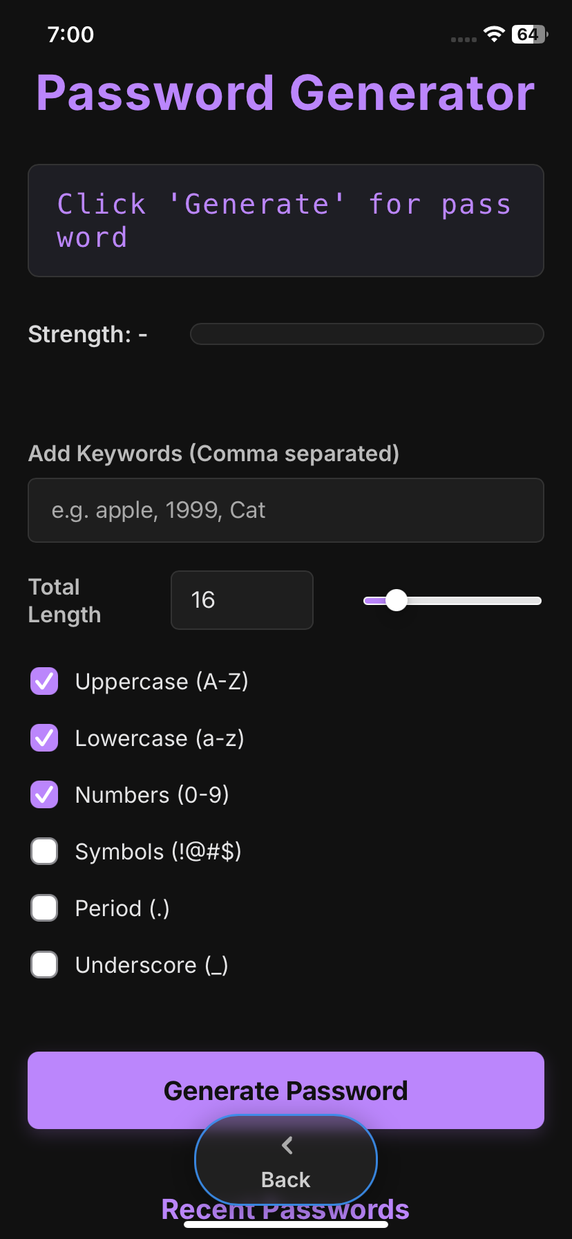App Details - PassPro